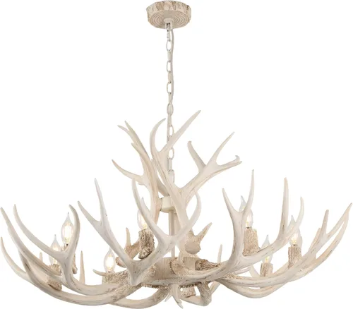 Vista 15 de JONATHAN Y JYL6301A Eldora - Candelabro LED ajustable de resina con asta de 26 pulgadas, 4 luces, glamour, rústico, cabaña, transicional, regulable