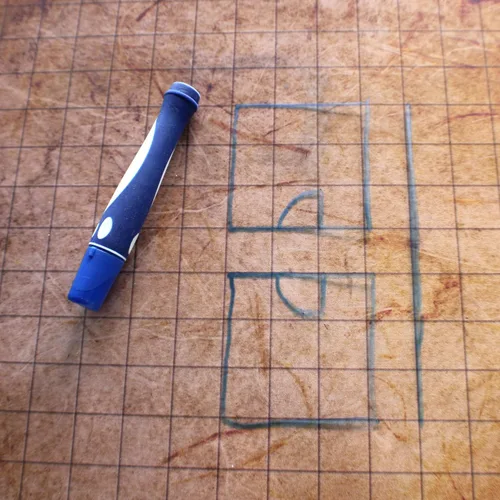 Vista 4 de Alfombrilla de batalla de cuadrícula con fichas de juego para Calabozos y Dragones
