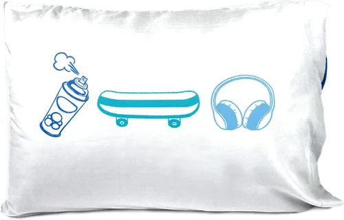 Vista 2 de Jay Franco The Simpsons Who Wants to Know: 1 funda de almohada reversible individual – Ropa de cama súper suave de doble cara para niños