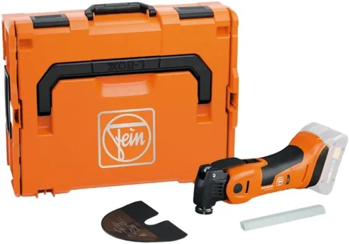 Vista 7 de Fein MultiMaster inalámbrico AMM 700 AS 4 Ah con bolsa de nailon para construcción y renovación de interiores - Starlock Max Mount, sistema QuickIn