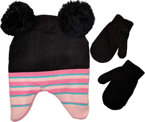 Vista 2 de Disney Minnie Mouse - Gorro de invierno para niñas (2 a 4 años)