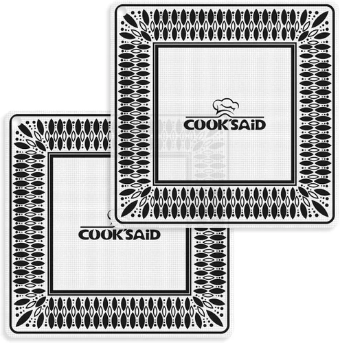 Vista 13 de Cook's Aid 2 protectores de silicona para placa de inducción de 7.9 pulgadas (magnético) Protector de estufa de inducción resistente al calor a