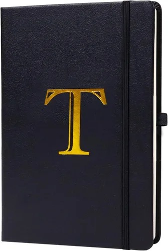 Vista 24 de Cuaderno de negocios para hombres y mujeres, cuaderno A5 con A-Z, cuaderno de papel de escritura de doble cara con divisores, diario de viaje