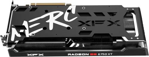 Vista 7 de XFX Speedster MERC319 Radeon RX 6750XT - Tarjeta gráfica para juegos negra con 12 GB GDDR6 HDMI 3xDP, AMD RDNA 2 RX-675XYTBDP