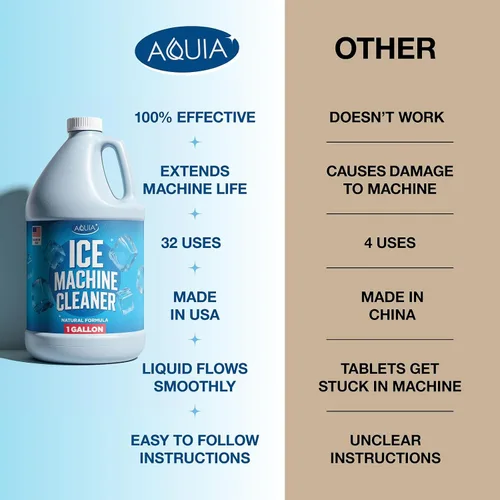 Vista 5 de Limpiador y descalcificador de máquina de hielo de galón Limpiador de máquina de hielo para todas las marcas; Opal, Scotsman, Manitowoc, Affresh