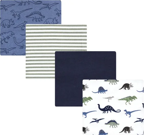 Vista 137 de Hudson Baby Mantas receptoras unisex de franela de algodón para bebé, avión, talla única