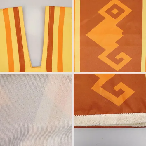Vista 3 de Camilo Bruno Madrigal - Disfraz de cosplay para niños camisa de capa uniforme de capa superior conjunto de sudadera con capucha para Halloween