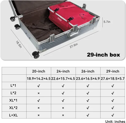 Vista 7 de TABITORA - Estantería portátil y plegable de gran capacidad con ganchos para colgar, ideal como almacenamiento para viajes