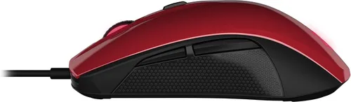 Vista 2 de SteelSeries Rival 100, ratón óptico para juegos, color rojo forjado