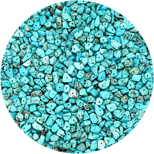 Vista 17 de Cuentas para hacer joyas, 900 cuentas sueltas de piedras preciosas de cristal natural, cuentas a granel de roca irregular con caja de plástico