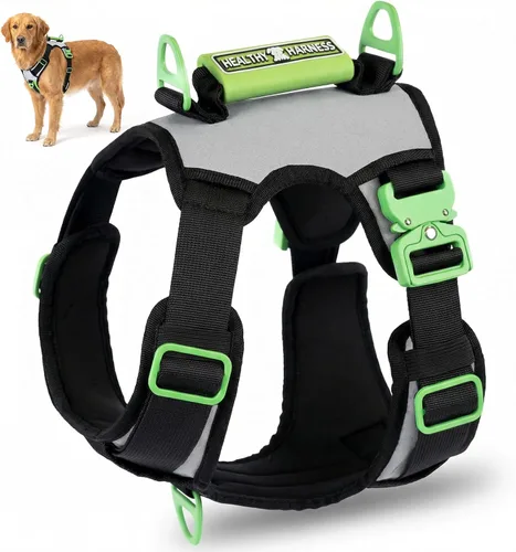 Vista 10 de Supreme Sport - Arnés para perro, diseño resistente, sin estrangulamiento, sin tirones. Ajustable, cómodo acolchado, fácil de poner y quitar