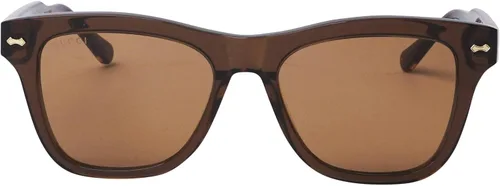 Vista 2 de Gucci GG 0910S 003 - Lentes de sol rectangulares de plástico marrón Marrón Marrón Marrón