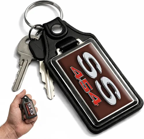 Vista 65 de Brotherhood Car Key Chain for Chevelle - Classic Models Keychain for Men and Women Gift Key Ring