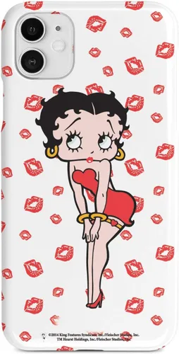 Vista 21 de Inspired Cases - Compatible con iPhone Xs Max - Funda protectora con textura 3D para Apple iPhone Xs Max - Classic Betty Boop