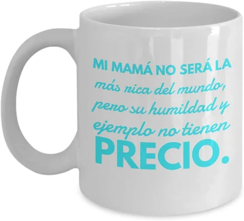 Vista 5 de Taza de Cafe Regalo para Mama Vaso, taza de café divertidas, tazas personalizadas, taza de café inspiradoras, taza con mensajes positivos., 11onza