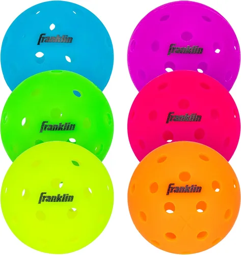 Vista 20 de Franklin Sports X-40 pelotas de Pickleball al aire libre - Bola oficial del Pickleball de EE. UU., APP Tour + US Open - Tamaño reglamentario Rosa
