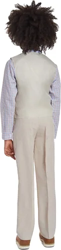 Vista 4 de Nautica Boys' 4-Piece Set with Dress Shirt, Bowtie, Vest and Pants