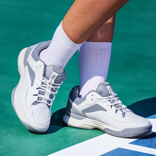 Vista 2 de FitVille Mens Wide Pickleball Shoes All Court Tennis Shoes with Arch Support for Plantar Fasciitis