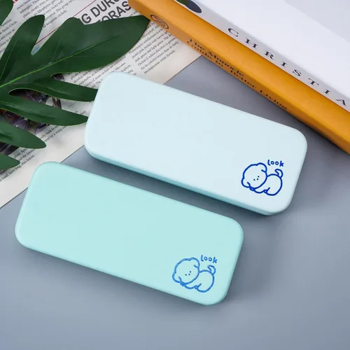 Vista 2 de LOXITP Paquete de 3 fundas suaves para lentes de lectura para mujeres, estuche portátil de cuero para lentes de lectura, paquete organizador