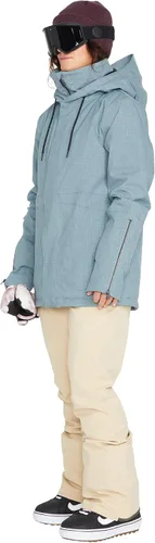 Vista 4 de Volcom Sherwin - Chaqueta de invierno con capucha aislada para snowboard y esquí para mujer
