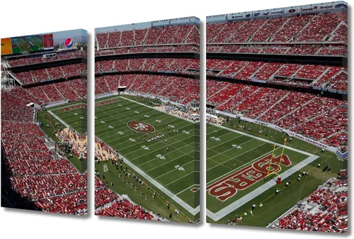 Vista 120 de Lincoln - Lienzo decorativo para pared, diseño de campo financiero de Filadelfia, paisaje de estadio de fútbol de Filadelfia, decoración de pared