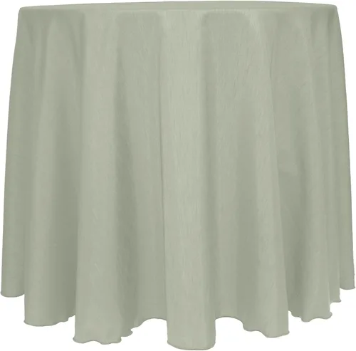 Vista 22 de Mantel reversible de satén Shantung de Ultimate Textile Majestic 96" redondo, Satin, Paquete de 2