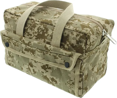 Vista 9 de Bolsa de herramientas de lienzo resistente, bolsa de transporte de campo militar, bolsa de almacenamiento de suministro de propósito general