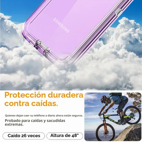 Vista 7 de AICase Funda transparente 3 en 1 para Samsung Galaxy S26, resistente protección contra caídas, cuerpo completo, a prueba de golpes, a prueba
