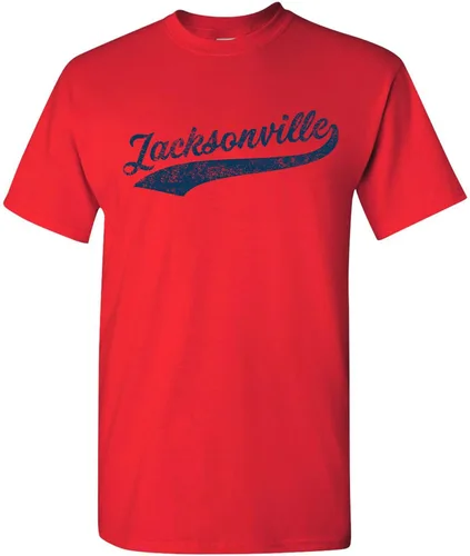 Vista 15 de UGP Campus Apparel - playeras con estampado de equipos de béisbol Albuquerque Rojo