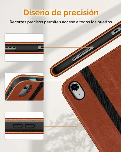 Vista 6 de DTTO Funda para iPad (A16) de 11ª generación de 11 pulgadas 2025, Funda para iPad de 10ª generación de 10.9 pulgadas 2022, Funda con soporte tipo