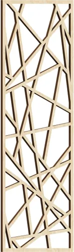 Vista 24 de Conway Paneles de pared decorativos de madera con calado, 9 3/8 pulgadas de ancho x 24 3/8 pulgadas de alto x 1/4 de alto, aliso