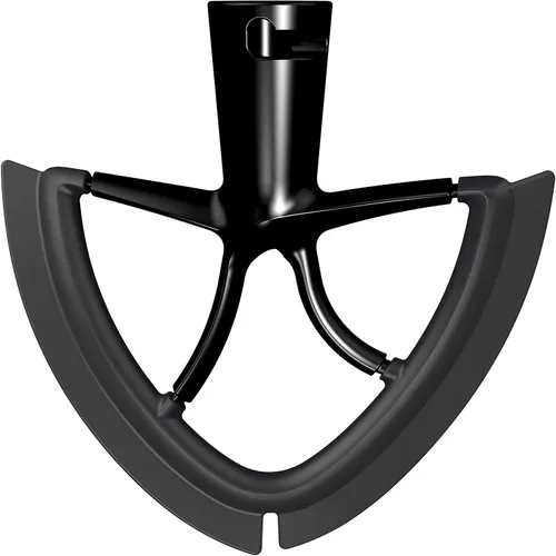 Vista 2 de New Metro Design Beater Blade Metal TH-M Compatible con KitchenAid 4.5-5 Qt Batidora de pie inclinable, color negro