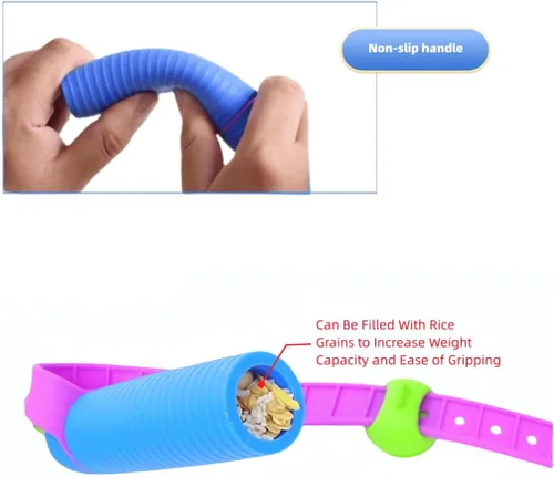 Vista 7 de Juego de Cucharas y Tenedores de Utensilios Adaptativos Flexibles, para Zurdos y Diestros, para Temblores de Manos y Debilidad Muscular, Artritis