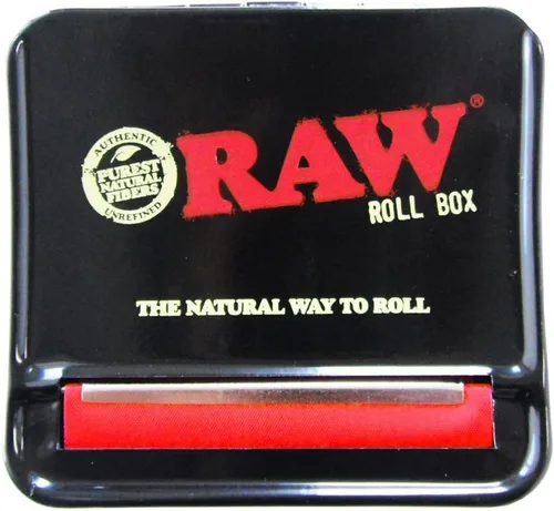 Vista 3 de RAW - Papeles de liar naturales sin refinar, caja de liar automática, tamaño King de 2.756 in