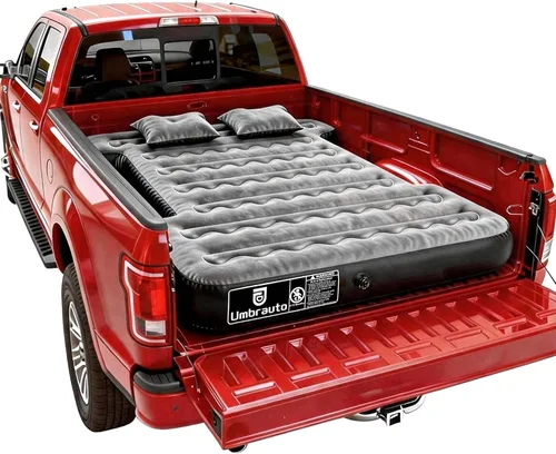 Vista 8 de Colchón inflable de aire para camioneta de 5.5 a 5.8 pies de tamaño Gris
