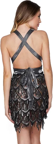 Vista 3 de New Years Eve. Women's Dresses Prom Dress Sequin Sexy Suspender Sparkly Dress for Women Plus Size Cocktail Dress