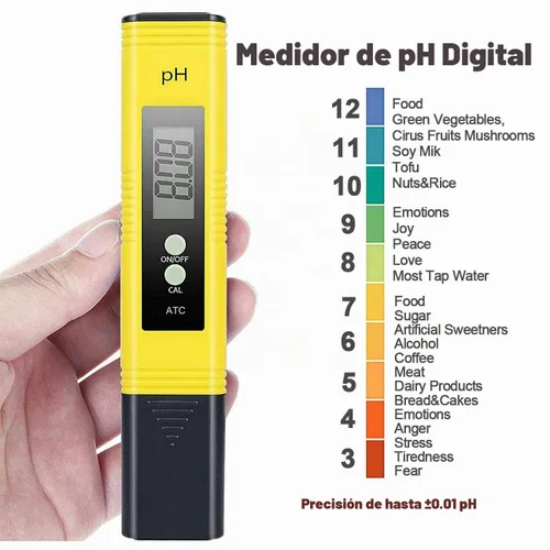 Vista 2 de GuDoQi Medidor de PH, TDS Medidor Combo, Kit de Prueba de Agua de Piscina, Probador de PH Digital, Medidor PPM, 0.01 Resolución TDS PH EC