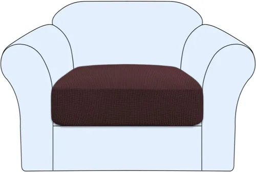 Vista 14 de Funda de cojín elástica para sofá, funda de asiento, funda de sofá de dos plazas, protector de elastano elástico para muebles para asiento (negro, 1)