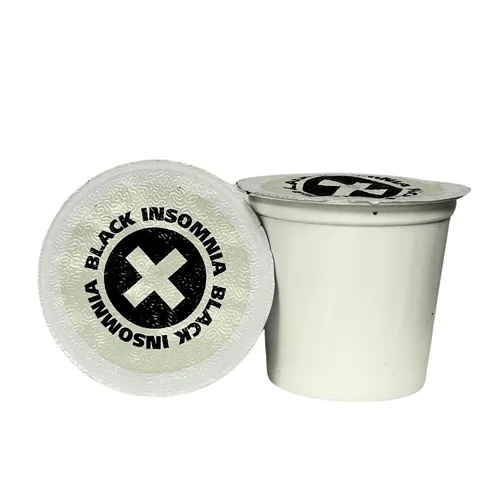 Vista 2 de Black Insomnia Coffee Tazas individuales de cafeína extrema (para uso en cafeteras Keurig) El café más fuerte del mundo, tostado clásico, 12