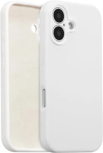 Vista 56 de Funda de silicona para iPhone Air, con [protección completa de la cámara] [forro de microfibra suave antiarañazos], funda de silicona líquida ultra