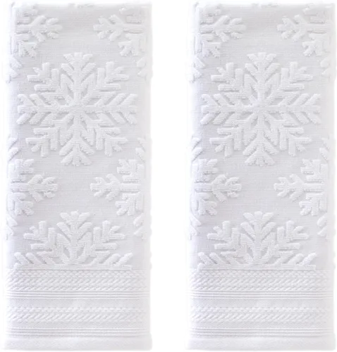 Vista 33 de SKL Home Toalla de baño de Navidad/Winter Fair Isle, color rojo