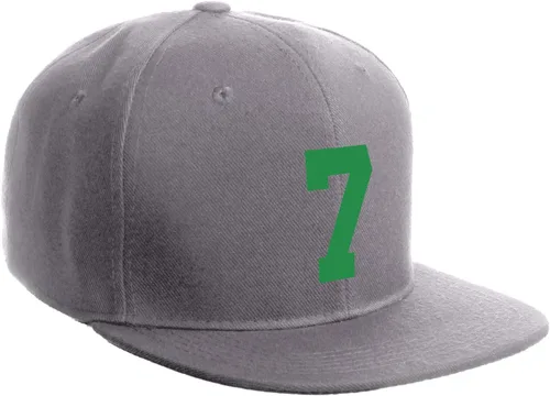 Vista 199 de Número de equipo modificado para requisitos particulares del jugador del color del sombrero del Snapback de la visera plana clásica de la visera