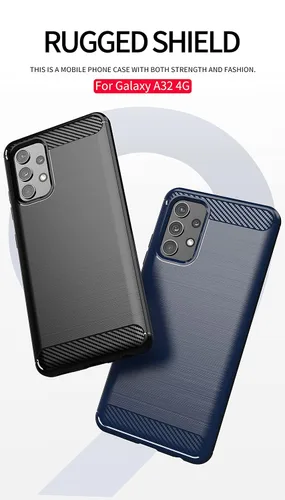 Vista 8 de Asuwish Funda compatible con Samsung Galaxy A32 4G y protector de pantalla de vidrio templado, accesorios para celdas, funda delgada y suave