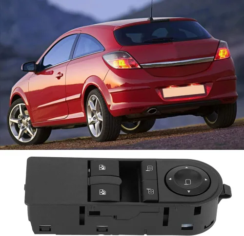 Vista 6 de Interruptor de ventana eléctrica, interruptor elevalunas eléctrico para coche, 13228706, accesorio de repuesto para automóvil Vauxhall Zafira