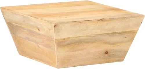 Vista 8 de Mesa auxiliar, mesa de centro de tronco, mesa de centro de granja adecuada para sala de estar, oficina, balcón, estudio, sala de estar familiar