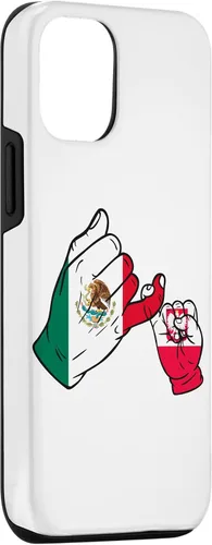 Vista 3 de iPhone 15 Parent and child Mexico Poland family Case