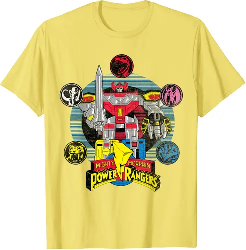 Vista 32 de Power Rangers Camiseta Megazord Asfalto