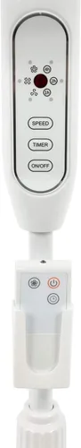 Vista 8 de Hurricane Ventilador de pedestal oscilante para el hogar y el dormitorio, 16 pulgadas supremo, blanco, ventilador eléctrico portátil de pie