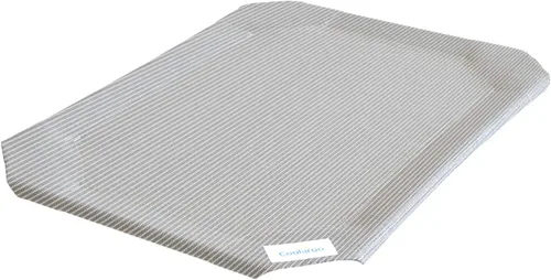 Vista 17 de Coolaroo The Original - Funda de repuesto para cama elevada para mascotas, tamaño mediano, azul acuático