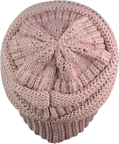 Vista 123 de C.C Trendy Warm Chunky Soft Stretch Cable Knit Beanie